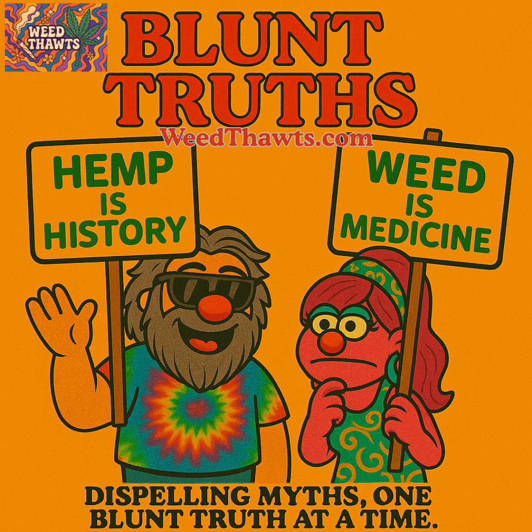 This is an experiment. When we get high, we have these long, funny, insightful, moving, emotional, and irreverent thoughts. We've been doing this for some time and thought, "Maybe other folks have them too?" This is an anonymous podcast featuring our avatars talking about whatever. We hope you enjoy it. Please feel free to contact us at weedthawts@gmail.com.